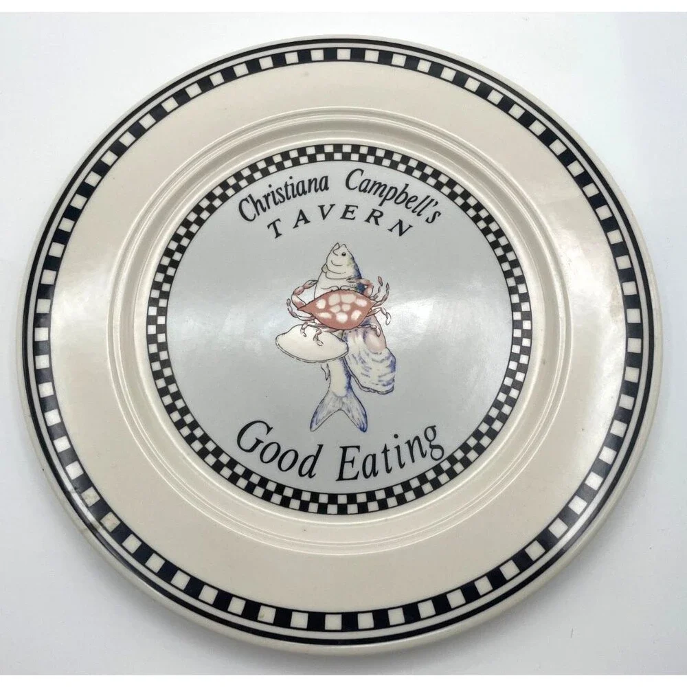 2 WILLIAMSBURG Tavern's Luncheon Plates by Homer Laughlin 9